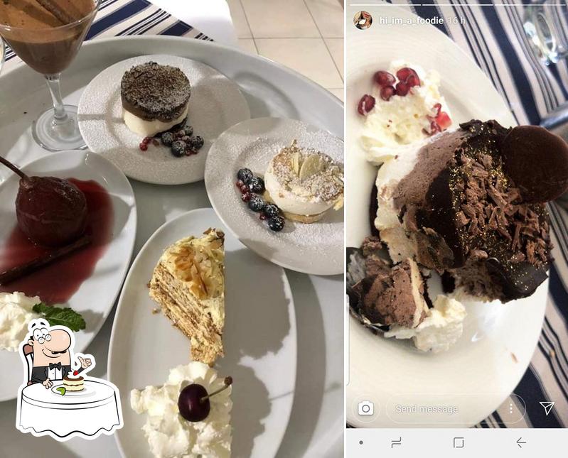 O-Tuga Portuguese Restaurant Springs sert une sélection de desserts