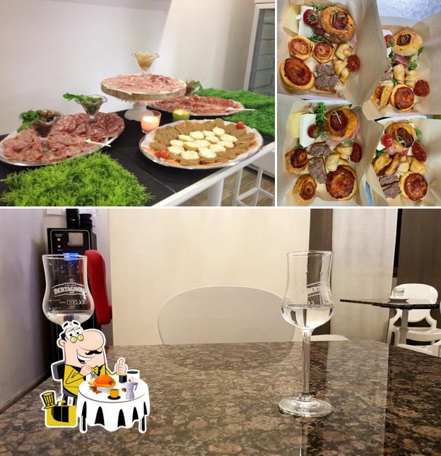 La cibo e vino del ristorante