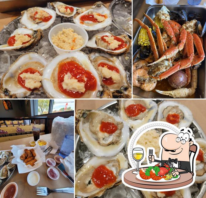 Get different seafood meals served at Crazy Crab