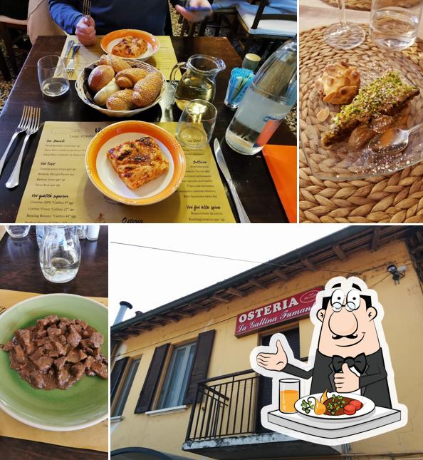 Cibo al Osteria La Gallina Fumante