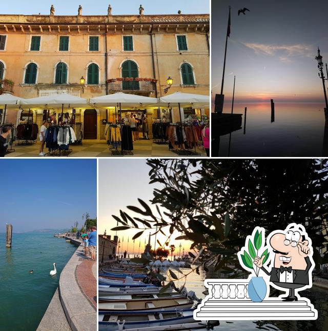 Goditi la vista dagli esterni di Pasticceria Gelateria Lazise