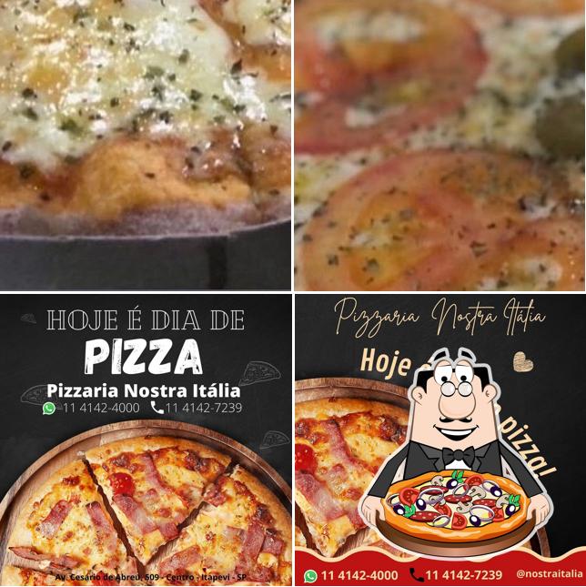 Consiga pizza no Pizzaria Nostra Itália