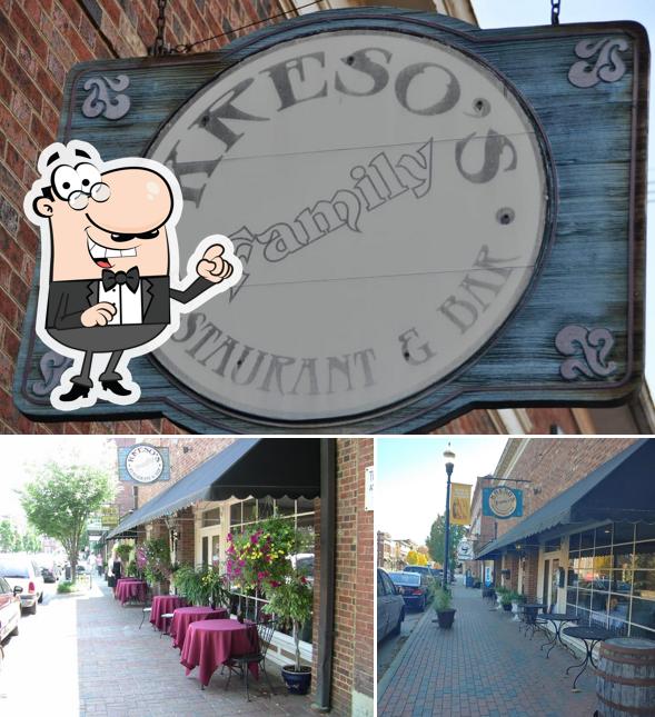 The exterior of Kreso's Restaurant