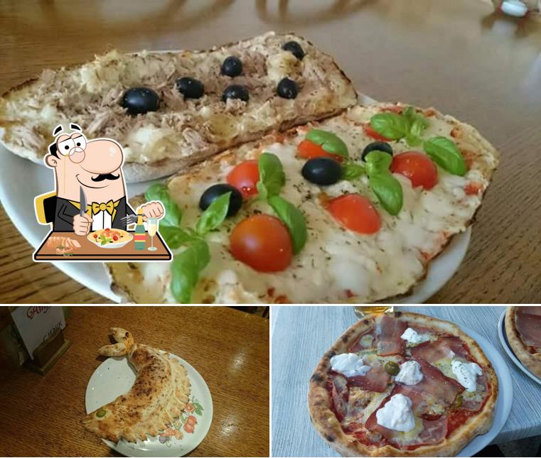 Comida en Pizzeria Amfora