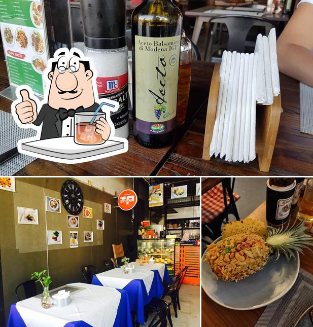 Las fotos de bebida y interior en The Pasta Restaurant