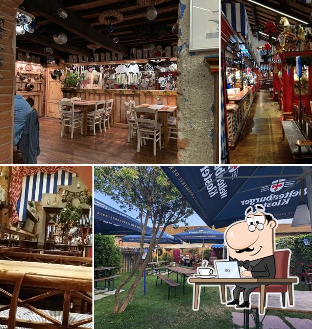 Gli interni di Bierstadel Birreria Ristorante