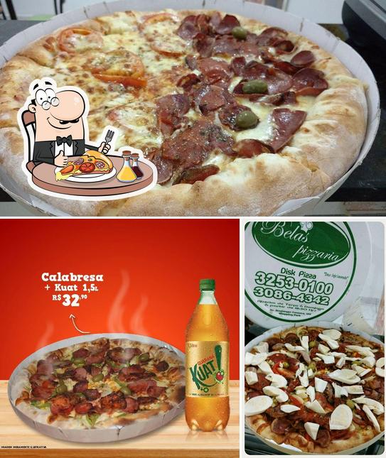 Consiga pizza no Bellinha colchoes e moveis / 34-99650-6800