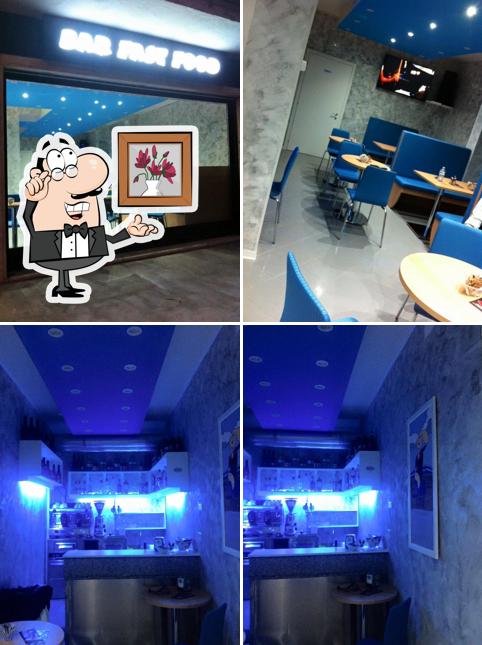 Gli interni di Popeye Bar Fastfood