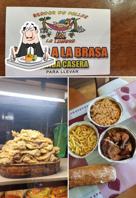 Еда в "La Lumbre - Asador de Pollos a la Brasa"