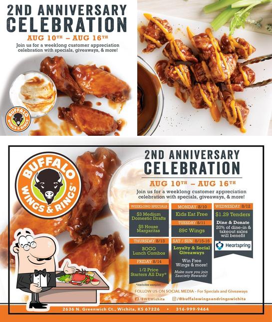 Get seafood at Wings and Rings