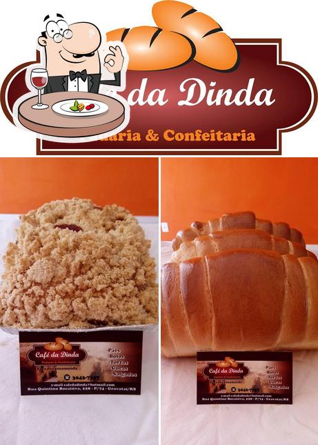 Comida em Café Da Dinda Padaria & Confeitaria