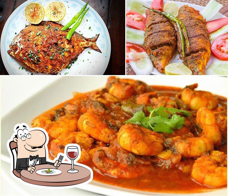 Food at Fish N Curry