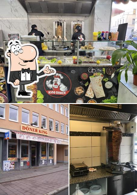 Jetez un coup d’oeil à la photo représentant la intérieur et extérieur concernant King Snack (Döner / Vegane Döner / Burger)