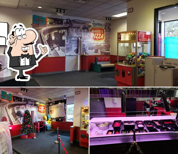 Maude's Pizza & Ice Cream Parlor in Sioux City Restaurant menu and