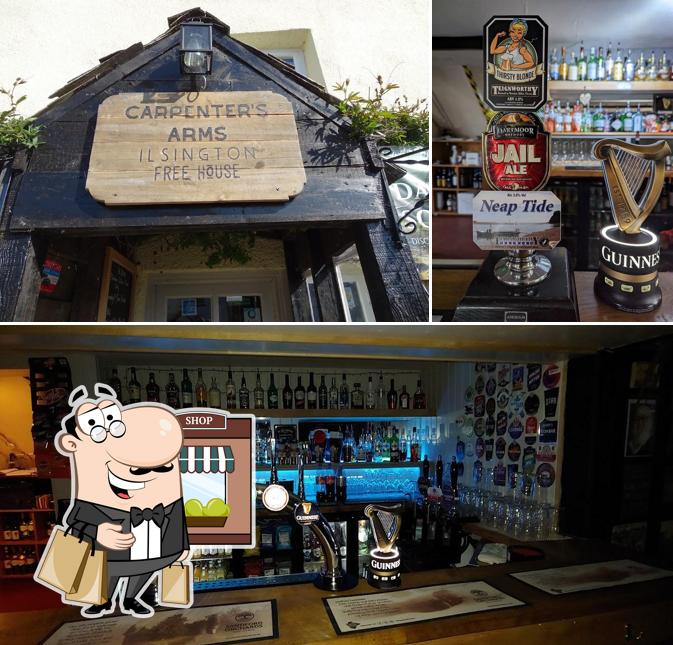 The Carpenters Arms, Ilsington. Nr. Haytor, Dartmoor, Devon, England in