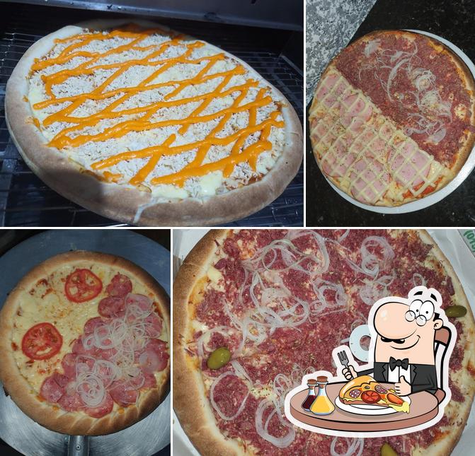 Experimente pizza no CARLITO PIZZA E LANCHES