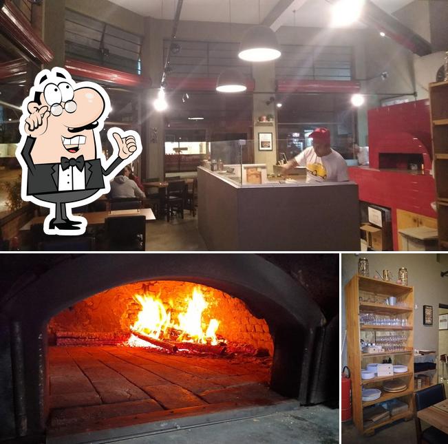 El interior de Pizzaria Pomodori