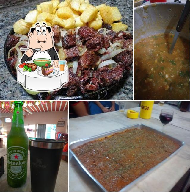 Sopa quente e azeda picante chinesa em Bar Do Rodrigo