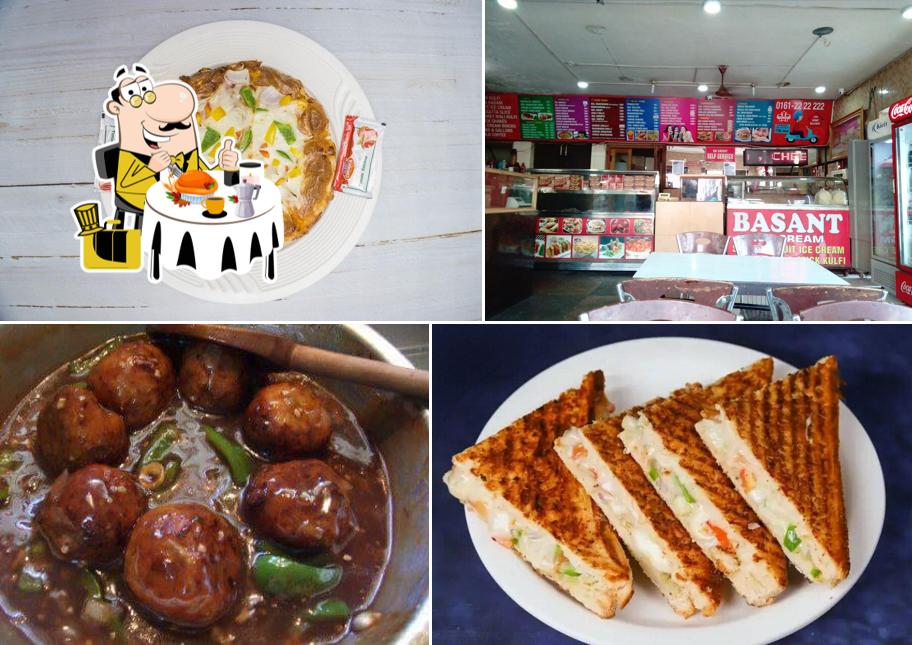 Food at Pahwa Ice Cream & Fast Food Plaza