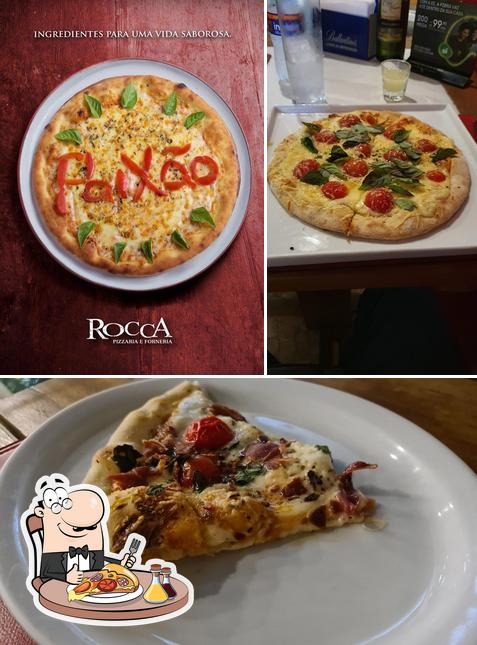 Consiga pizza no Rocca Pizzaria e Forneria - Pituba