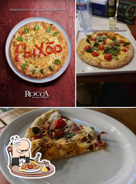 Consiga pizza no Rocca Pizzaria e Forneria - Pizza - Unidade Pituba