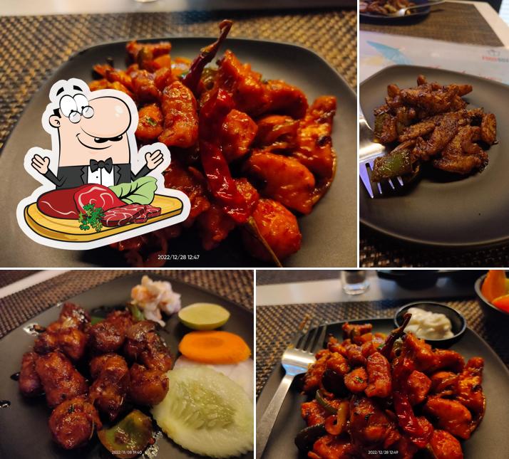 Red cherry food box