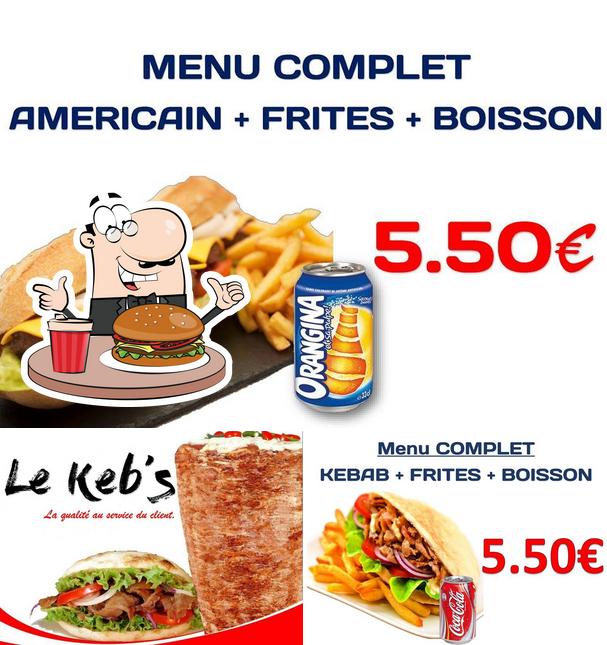 Essayez un hamburger à Le keb's