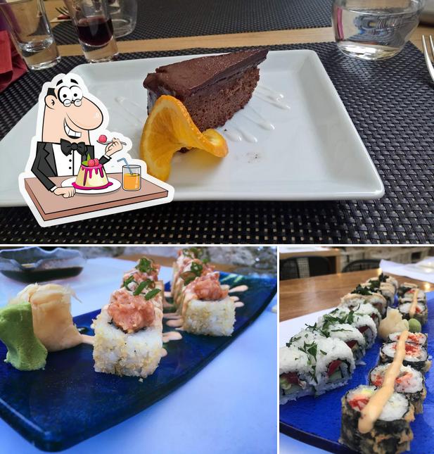 Rozeta sushi bar offre un'ampia gamma di dolci