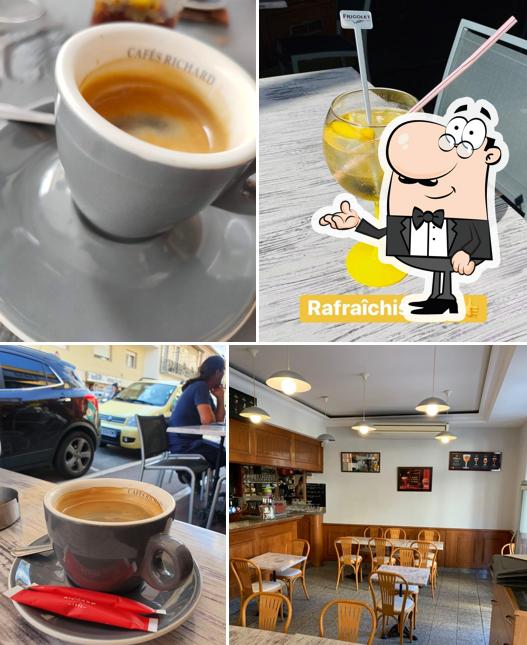 Voici l’image représentant la intérieur et boire sur Sarl 199 Cafe