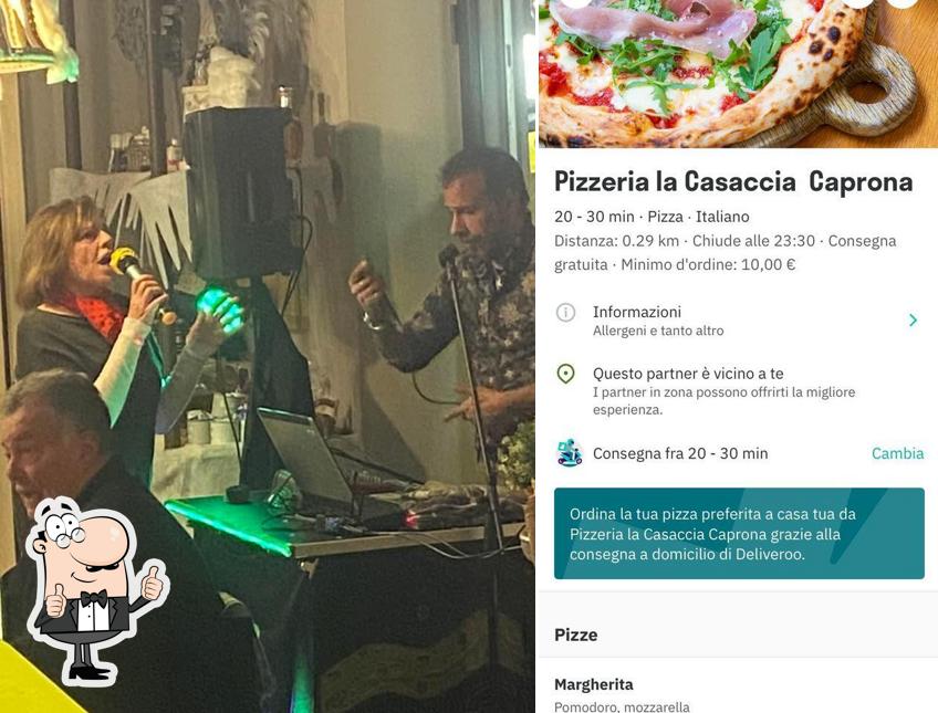 Here's a pic of Pizzeria La Casaccia