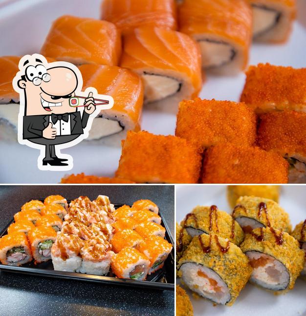 Choisissez différentes options de sushi