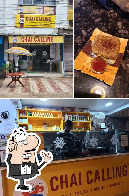 This is the picture displaying interior and food at CHAI CALLING (ASANSOL)