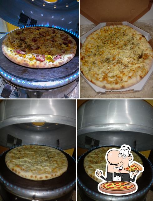 Escolha diversos tipos de pizza