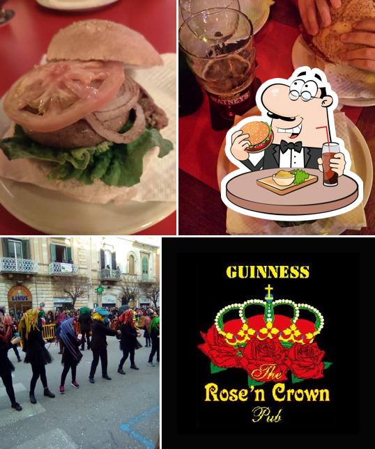 Gli hamburger di The Rose & Crown Pub potranno incontrare molti gusti diversi