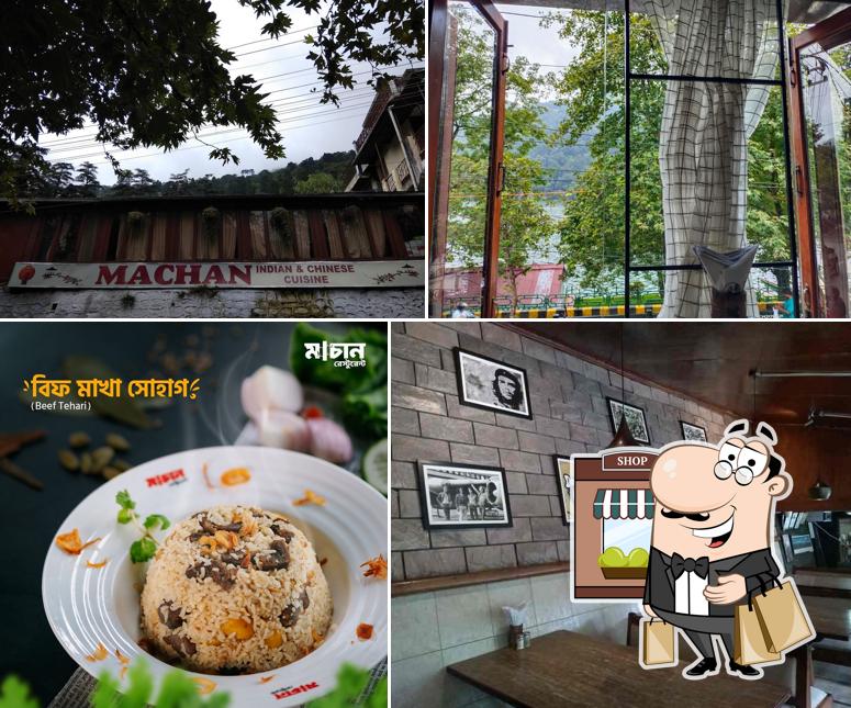 Enjoy the view at the outside area of Machan Restaurant