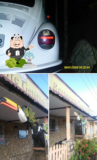 O exterior do Restaurante e Pizzaria Getúllio's