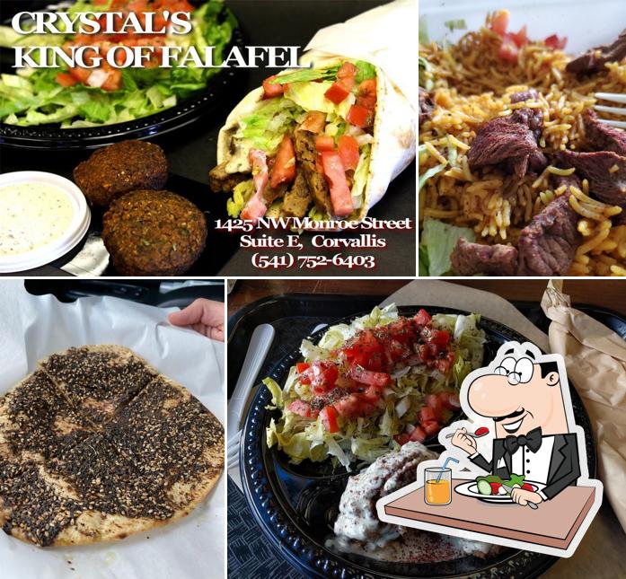 Блюда в "Crystal's King of Falafel Cuisine"