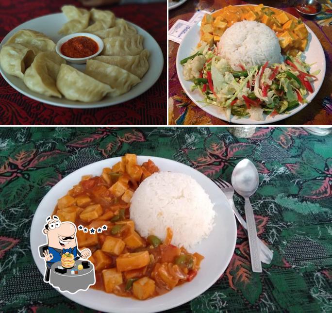 Food at Namgyal Cafe
