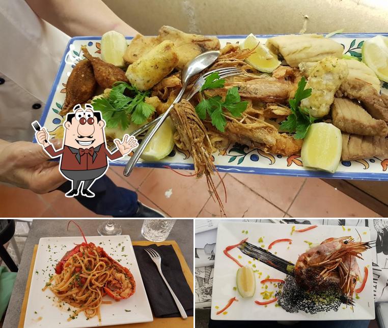 Cibo al Ristorante La Grotta Di Ulisse