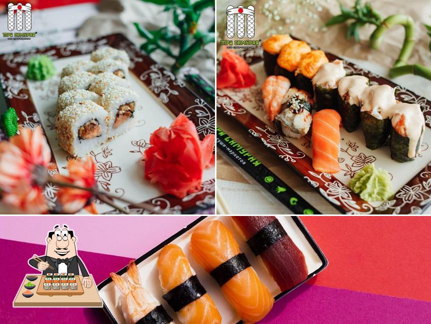 Elige uno de sus diferentes tipos de sushi