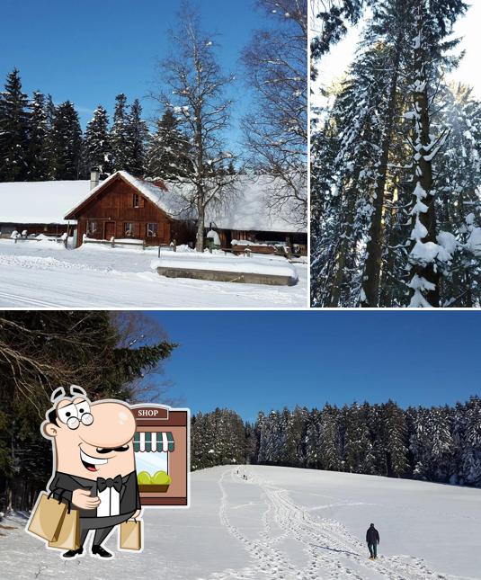 Vous pouvez prendre un bol d'air frais à l'extérieur Buvette du Chalet Neuf