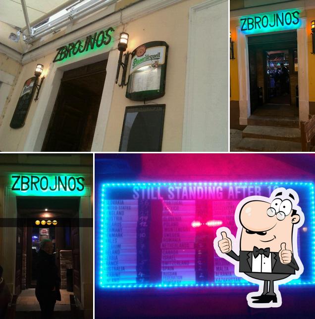 Here's a pic of Zbrojnoš pub