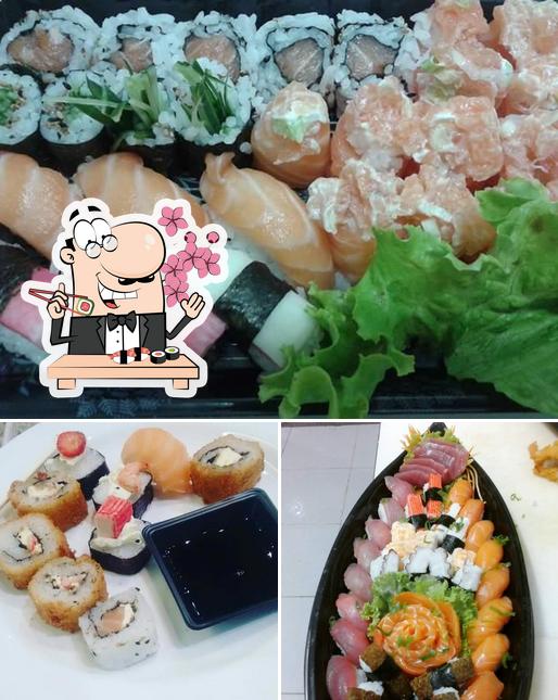 Experimente diversas opções de sushi