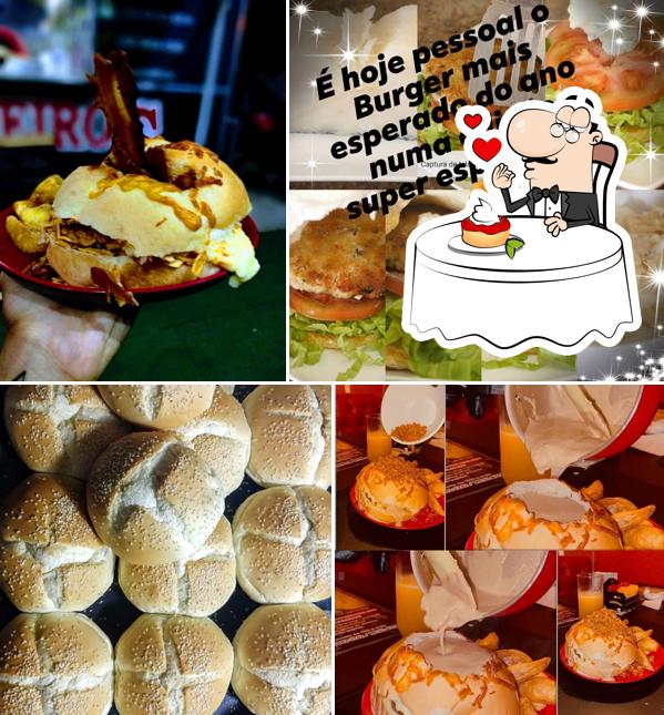 Guerreiro's Burger serve uma variedade de pratos doces