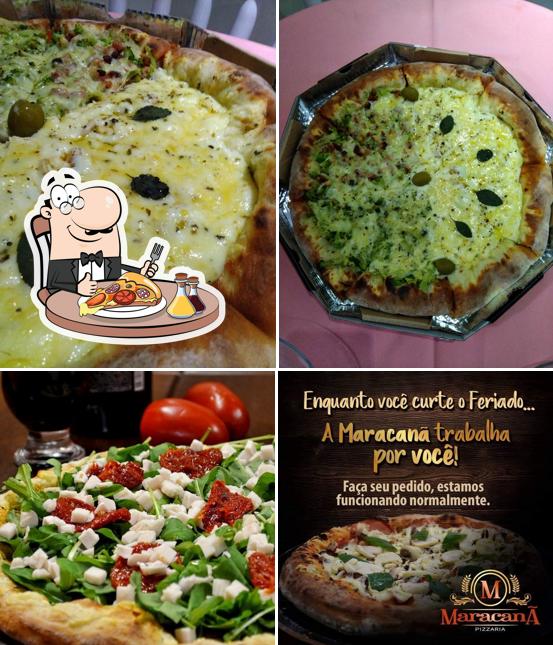 Consiga pizza no Pizzaria Maracanã