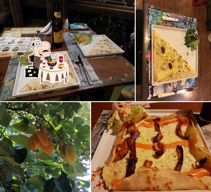 Crepe Georgette - doces e salgados / drynks / por do sol /