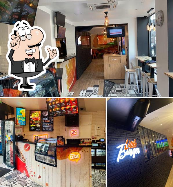 L'intérieur de Little Burger