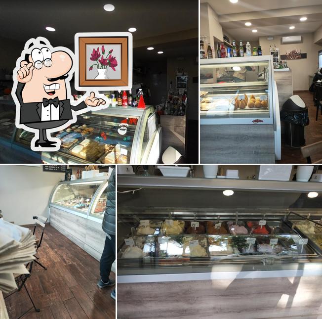 Gli interni di D'Alcantara Domenico il gelato per passione, caffetteria- aperitivi