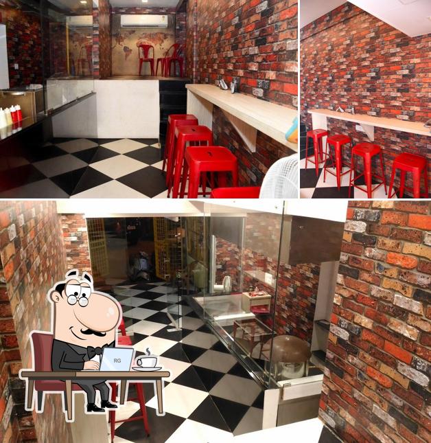 The interior of Gokul Bite