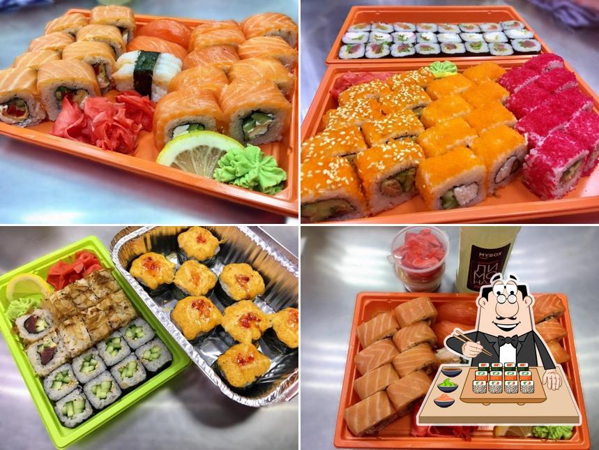 В "MYBOX" предлагают суши и роллы